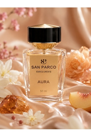 San Parco Aura Edp 50 Ml Kadın Parfüm - Meyvemsi, Çiçeksi Ve Amber Kalıcı Kadın Parfümü Çiçek - Meyve