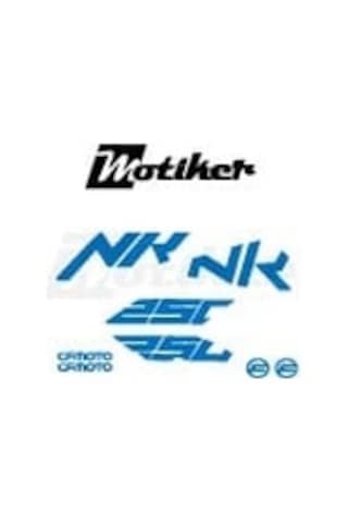 Cf Moto Nk 250 Turkuaz Orijinal Sticker Etiket Tasarım Modeli