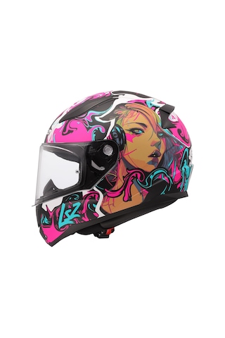 Ls2 Rapid 2 Cyberg Kapalı Kask Mor