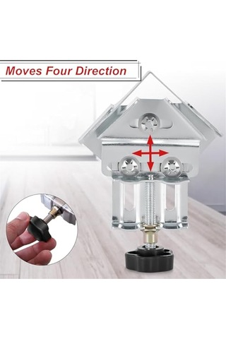 Ahşap İşleme İçin 4 Adet Köşe Kelepçeleri, 90 Derece Açı Kelepçeleri