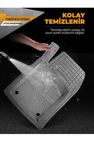 Minderland Pro - Seat Cordoba İle Uyumlu Paspas Seti, Gri
