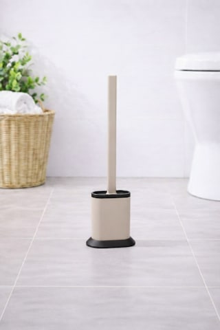 Silikon Tuvalet Fırçası Pratik Silikon Wc Klozet Fırçası Bej S-210 Bej