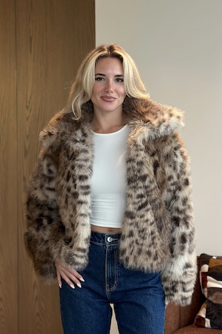 Kahverengi Leopar Desenli Kürk - 851153 Leopar