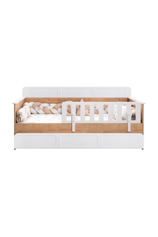 Yavrulu Karyola, Mira Yavrulu Montessori Karyola - Ceviz + 2 Adet Comfort Yatak
