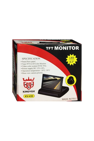 Kıngvox Kv 430 4.3 İnc Ekran Küçük Gece Görüşlü Kamera