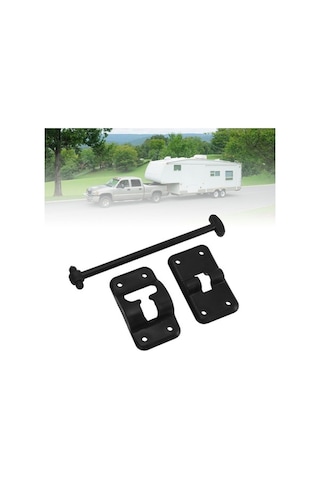 Dancemonkey Tutucu Tarzı Takım T Siyah Römork Kilit Kapısı Kamp Inç Giriş Braketi Abs 6 4