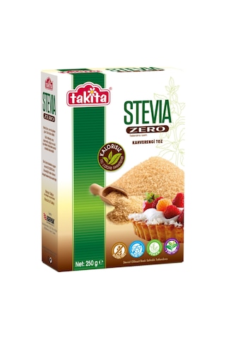 Takita Stevia Zero Kahverengi Toz Tatlandırıcı 250 G