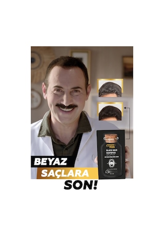 Softto Plus Black Hair Doğal Görünümlü Saç Siyahlaştırıcı Anında Etkili Şampuan Boya 25mlx10 Adet Boyalı