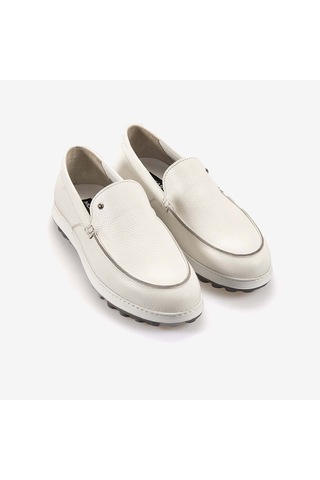 Mocassini Erkek Spor & Sneaker Ayakkabı A6303 Beyaz