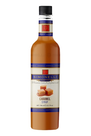 Simonelli Karamel Kahve Şurubu 700 ML + Pompa