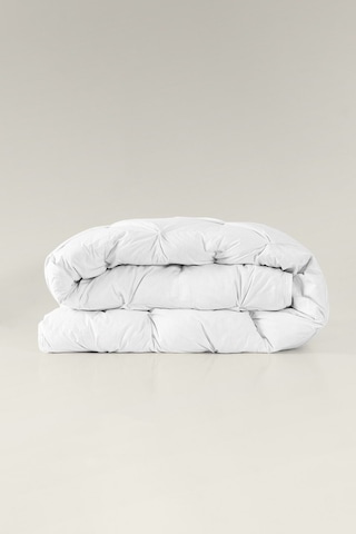 Varol El Yapımı Queen Kaz Tüyü Yorgan %90 Gıdık / %10 Sırt Tek Kişilik 155 215 Cm Beyaz