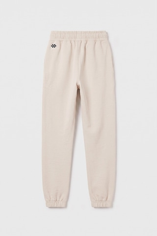 TOMMYLIFE Bej Standart Fit Basic Kız Çocuk Eşofman Alt - 75194