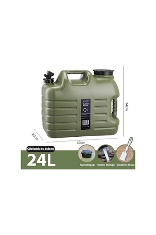 Madfox Galon Air Pe Musluklu Su Bidonu 24 Litre