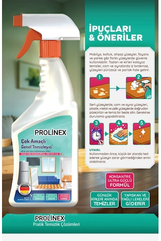 Prolinex Ultra Güçlü Banyo Temizleyici,kireç Çözücü, Derj, Fayans,