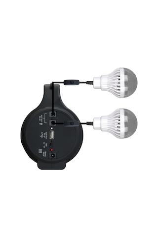 Powermaster Yajıa Yj-1902t 5 W 22 Smd Led 2 Ampullü Solar Işıldak