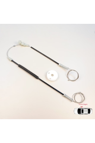 Bross Otomotiv Mitsubishi Carisma Da 95-2006 4/5 Kapı İçin Ön Sağ Cam Kriko Seti