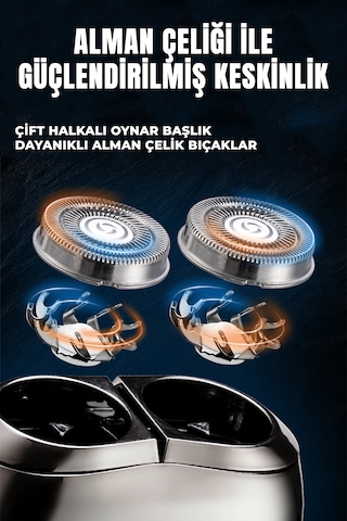 Elektrikli Tıraş Makinesi Taşınabilir Mini Led Dijital Ekran Akıl