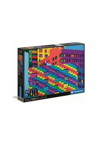Clementoni - 500 Parça Colorboom Yetişkin Puzzle - Squares