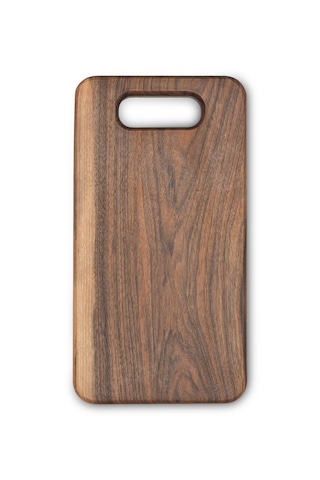 Yekpare Masif Ahşap Sunum Tahtası Kesme Tahtası Ceviz Medium 4