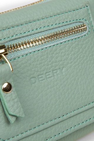 Deery Kadın Hakiki Deri Yeşil Yatay Cüzdan - 00932zyslz01