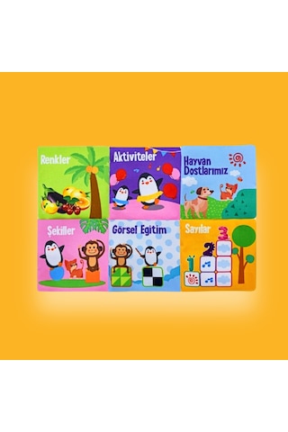 Bez Kitap Seti Bebeğimin İlk Kitapçık Seti Hışırtılı Kitap Seti