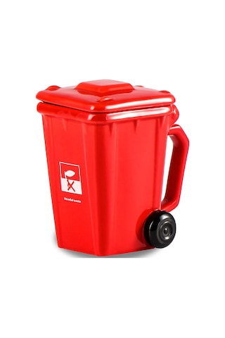 Xj-seramik Çöp Kovası Temalı Kahve Kupası, Çöp Kovası Kahve Kupası, Yenilikçi Kahve Kupası, Çöp Kovası Şeklinde Seramik Kupa, 401-500 Ml