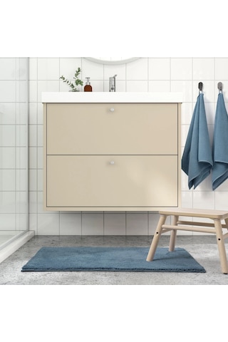Ikea Backmara Banyo Halısı Paspas 50 X 80 Cm Mavi