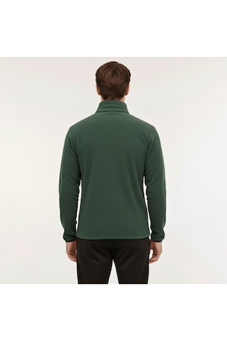 Helly Hansen Polar Mount Fleece Erkek Yeşil Dik Yaka Sweatshirt Yeşil