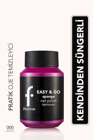 Flormar Easy & Go Kendinden Süngerli Pratik Oje Temizleyici 75 ML