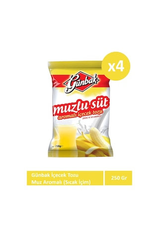 250gr Muzlu Süt Aromalı İçecek Tozu X 4 Adet Diğer