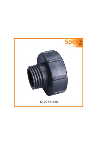 Aubyhe Ibc Tankı Valfi Adaptörü: S100'den S60'ye Dönüştürücü Kalın Ipli, Ağır Tip - 3" İle 2" Bağlantı Parçası, Dayanıklı Malzeme İle Yapıldı