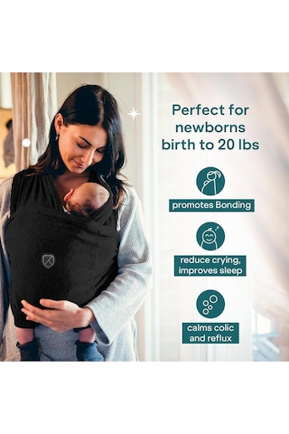 Koala Babycare Baby Sling Yeni Doğan Bebek Taşıyıcı, Ergonomik, Çok Amaçlı Bebek Slingi