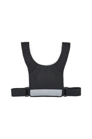 Novahub Erkekler İçin Su Geçirmez Koşu Göğüs Çantası - Ayarlanabilir Korse Ve Çift Cep Siyah Siyah