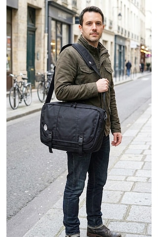 Tımbuk2 Timbuk2 - Breakout M 3-in-1 Siyah Çapraz Sırt - Omuz - El Postacı Messenger Çantası
