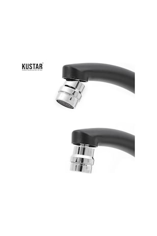 Kustar Grande Siyah Aç Kapa Mutfak Eviye Bataryası