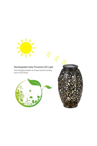 Pazly Şık Rugby Şekilli Güneş Enerjili Taşınabilir Bahçe Aydınlatma Lambası Çevre Dostu