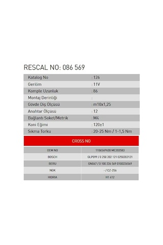 Isıtma Bujisi - Mitsubishi - Et086569