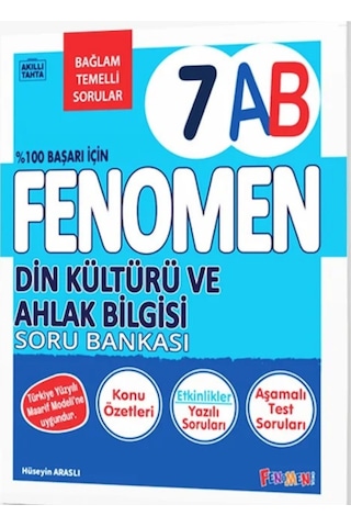 2027 7.sınıf 7ab Din Kültürü Bağlam Temelli %100 Maarif Yüzyıl Yeni Müfredat Soru Bankası Kolay-orta