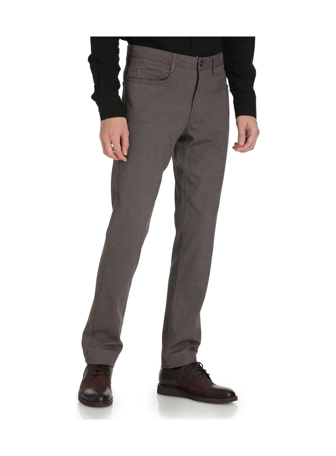 Hatemoğlu Vizon Regular Fit 5 Cep Pamuklu Kot Pantolon Vizon