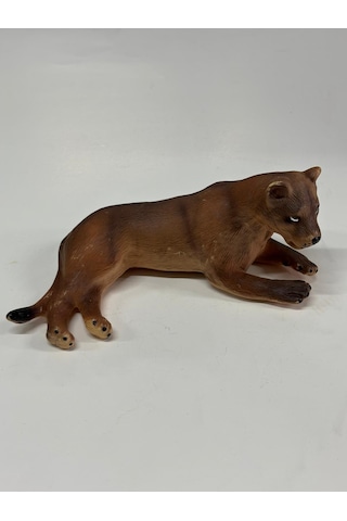 Plastik Oyuncak Büyük Boy Hayvan Puma Dağ Aslanı 17 Cm