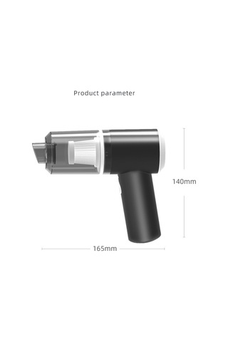 Sones Araç Kuru Ve Islak Kablosuz El Süpürgesi Siyah