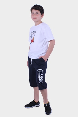 Panios Kids 3lü Erkek Çocuk Tişört-kapri Baskılı Alt-üst Takım Çok Renkli