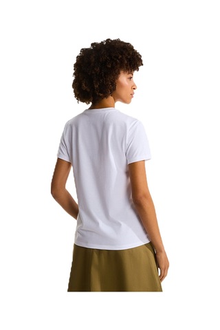 The North Face W Evolution Simple Dome Slim Ss Kadın T-shirt Beyaz