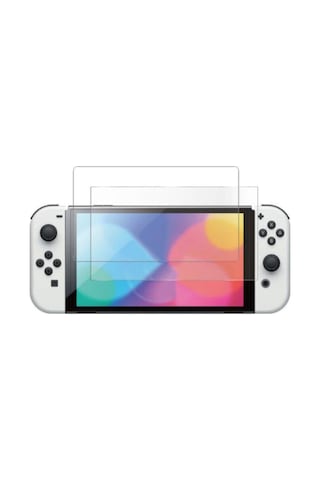 Nintendo Switch Oled Nano Temperli Uyumlu Cam Ekran Koruyucu 2 Adet