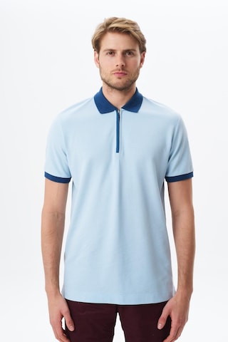 Arma Erkek Regular Fit Basic % 100 Pamuk Pike Fermuarlı Polo Yaka Tişört Y29374354302 Mavi-m1 Mavi