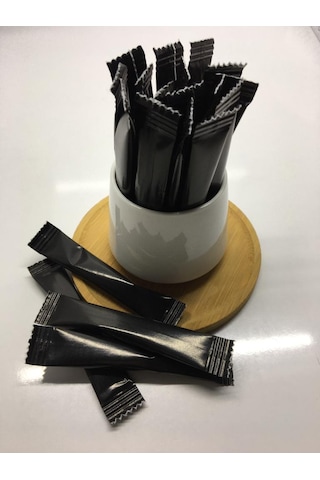 Merpak Ambalaj Stick Toz Şeker Siyah 1000 X 3 G