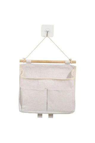 Kangvka Beyaz Oxford Kumaş Duvarlı Organizer - Küçük Eşyalar İçin Yenilikçi Depolama Çözümü, Odalarınızda Düzen Ve Boşluk Tasarrufu Beyaz