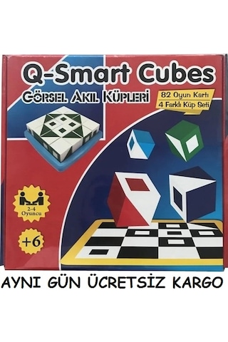 Elif Q-bitz Görsel Beceri Küpleri Akıl ve Zeka Oyunu Smart Cubes