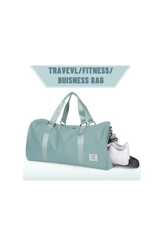 Sandwich Dark Kahve Renkli Motion003 Büyük Nylon Seyahat Bavulu Çok Cepli Ayakkabı Bölmeli Kapasiteli Koyu Kahverengi