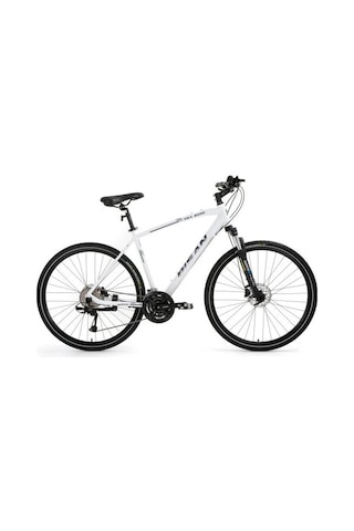 Bisan Trx 8500 Erkek Şehir Bisikleti 46cm Hd 28 Jant 27 Vites Mat Beyaz Lacivert Çok Renkli